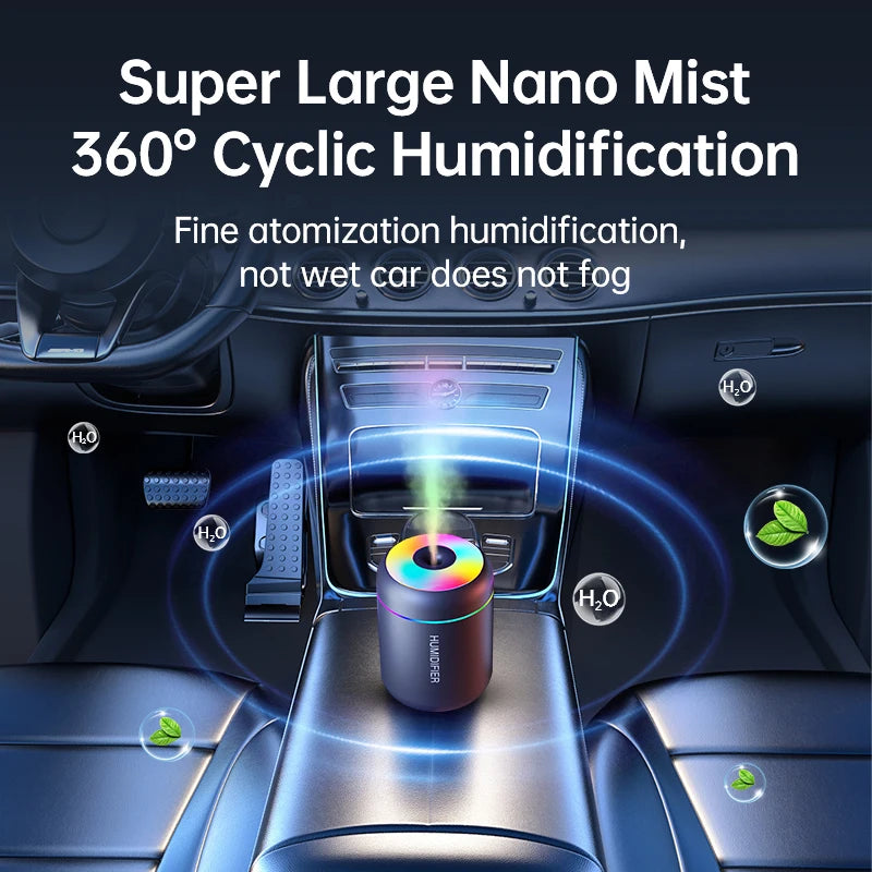 LED 180ML Mini Air Humidifier USB Electric Aroma Diffuser