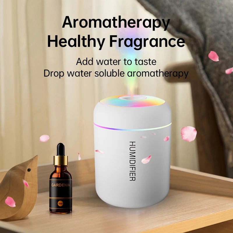 LED 180ML Mini Air Humidifier USB Electric Aroma Diffuser