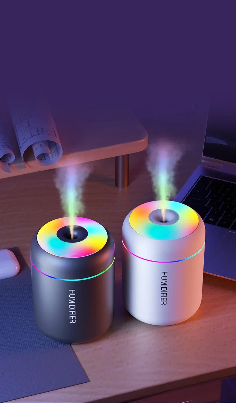 LED 180ML Mini Air Humidifier USB Electric Aroma Diffuser