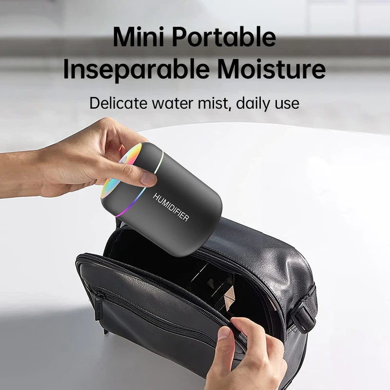 LED 180ML Mini Air Humidifier USB Electric Aroma Diffuser