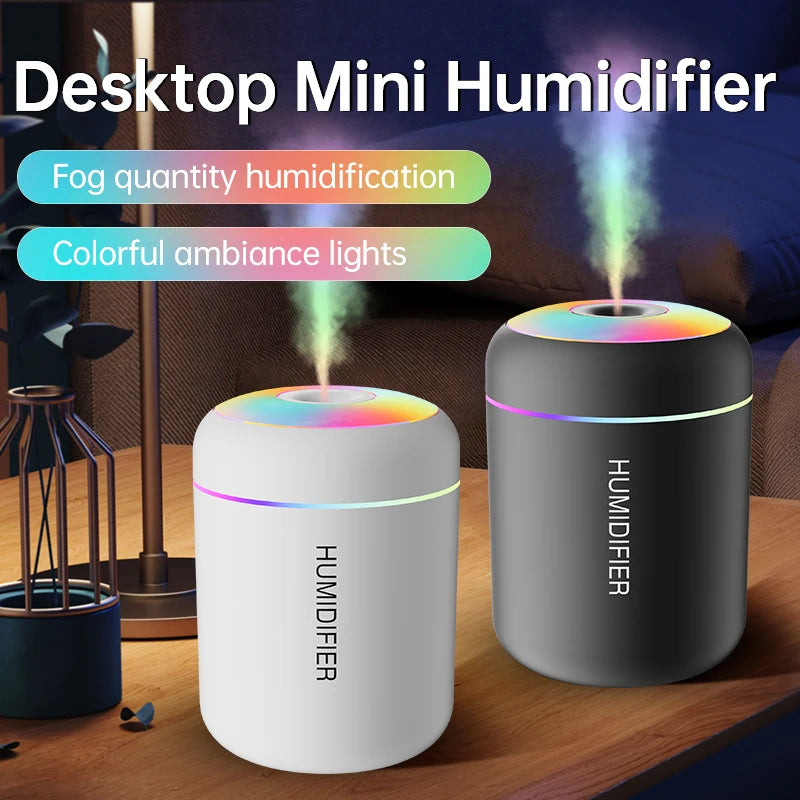 LED 180ML Mini Air Humidifier USB Electric Aroma Diffuser
