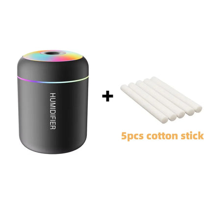 LED 180ML Mini Air Humidifier USB Electric Aroma Diffuser