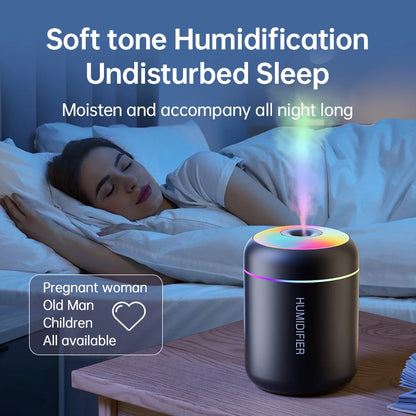 LED 180ML Mini Air Humidifier USB Electric Aroma Diffuser